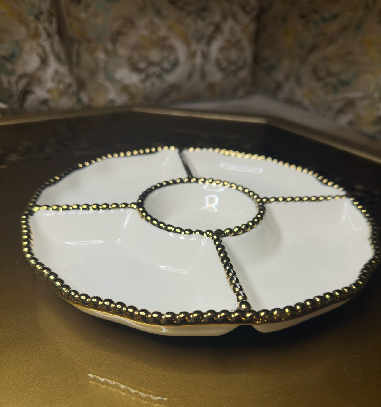 Ceramic Divided Serving Plate