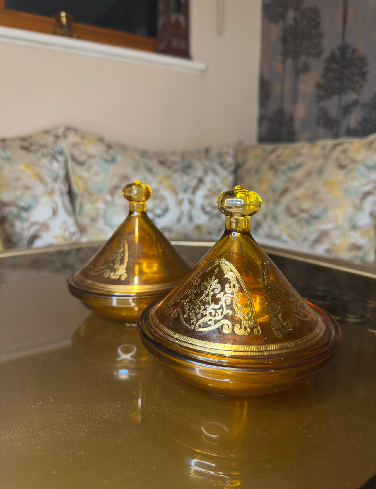 Glass Gold Tagines