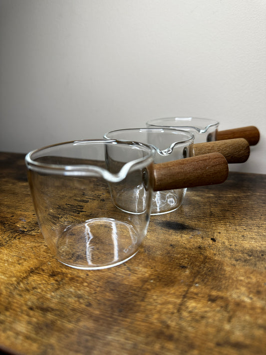 Glass Dressing Saucer